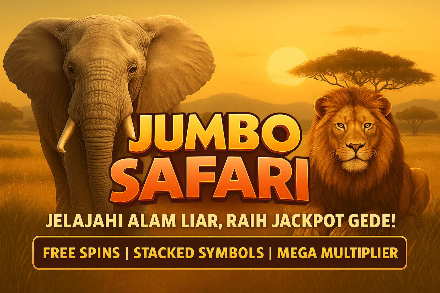 Jumbo Safari bukan hanya slot bertema hewan biasa
